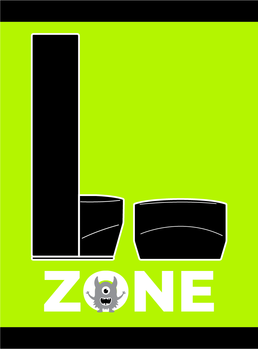 Digital illustration of Noise Monster Zone chair